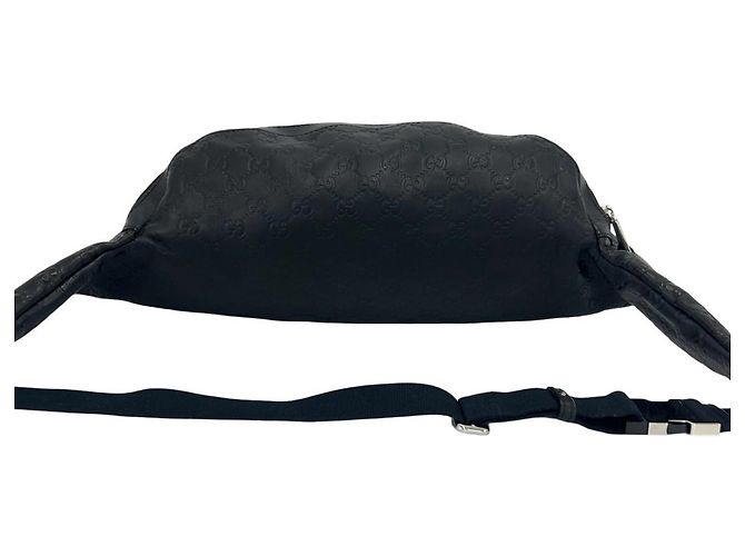 Borsa a tracolla in pelle Gucci Guccissima Nero - vista 3
