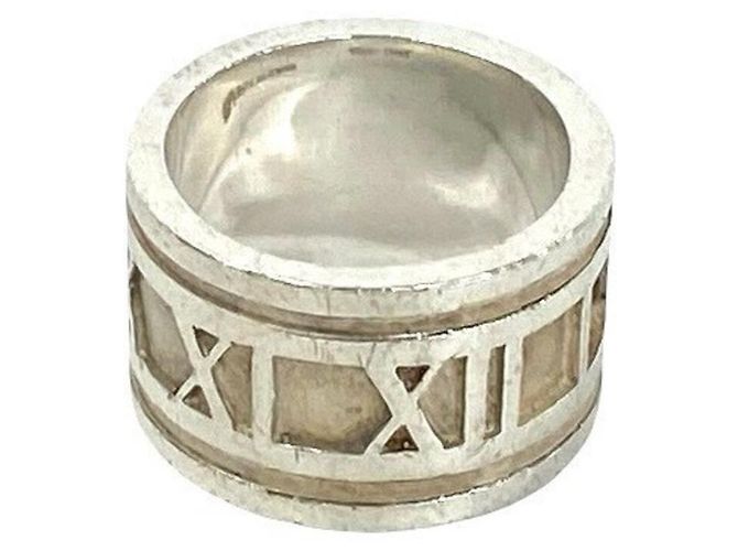 Tiffany & Co Anello largo Tiffany Atlas Argento - vista 6