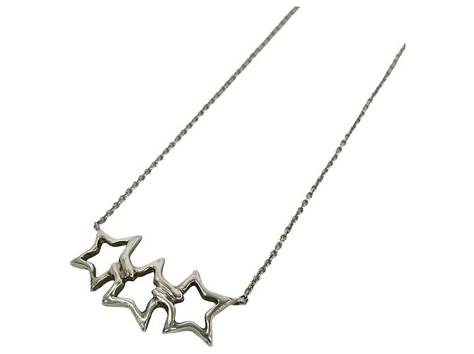 Tiffany & Co Collana Tiffany Triple Star Argento - vista 4