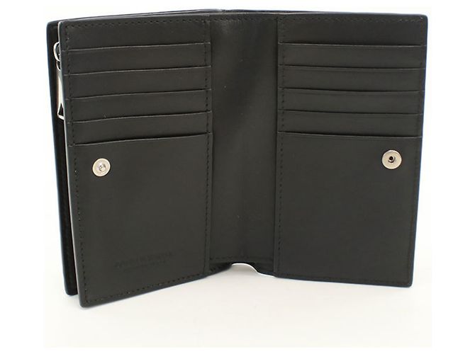 Cartera bi-fold Bottega Veneta Negro - vista 3