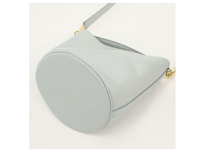 Céline Borsa a mano Celine in pelle blu - vista 2