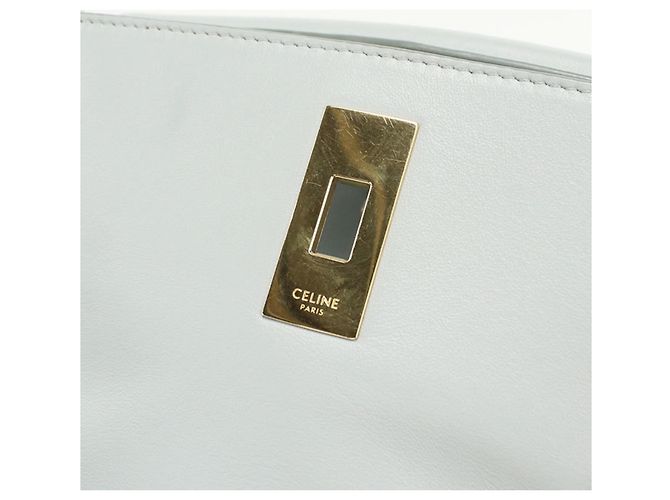 Céline Borsa a mano Celine in pelle blu - vista 7