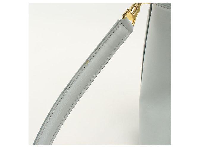 Céline Borsa a mano Celine in pelle blu - vista 8