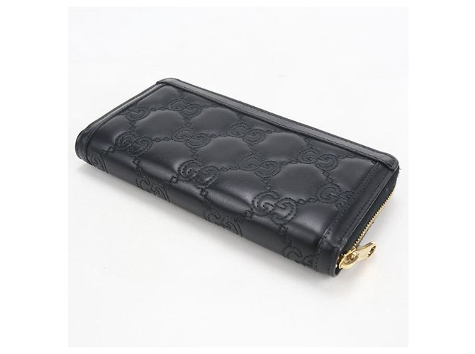 Portafoglio lungo Gucci in pelle nera Nero - vista 2