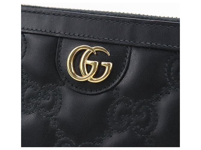 Portafoglio lungo Gucci in pelle nera Nero - vista 5