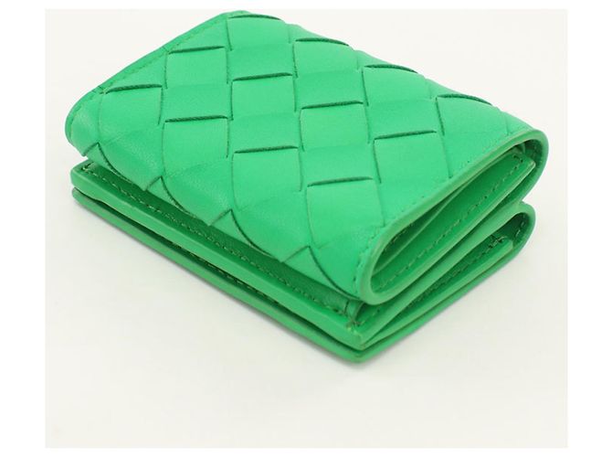 Cartera tri-fold Bottega Veneta Verde - vista 2