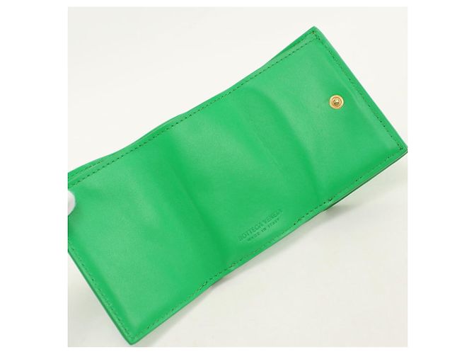 Cartera tri-fold Bottega Veneta Verde - vista 3
