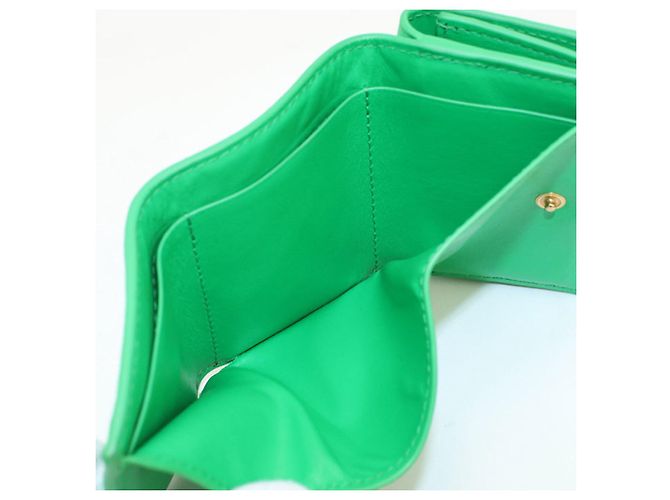Cartera tri-fold Bottega Veneta Verde - vista 4