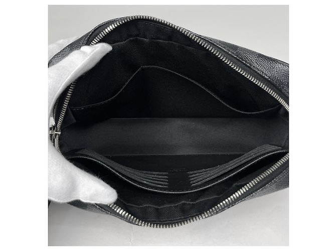 Louis Vuitton Damier Graphite Pochette Kasai Nero - vista 7
