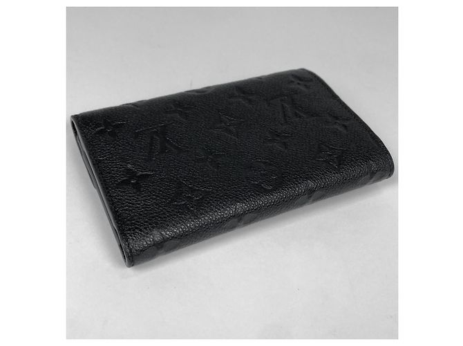 Cartera tri-fold Louis Vuitton Monogram Empreinte Infini Negro - vista 2