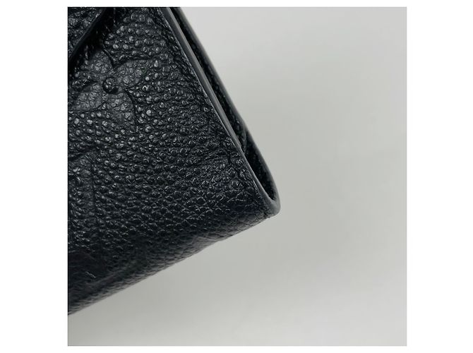 Cartera tri-fold Louis Vuitton Monogram Empreinte Infini Negro - vista 3