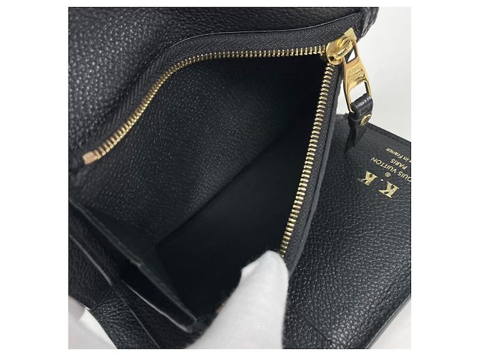 Cartera tri-fold Louis Vuitton Monogram Empreinte Infini Negro - vista 5