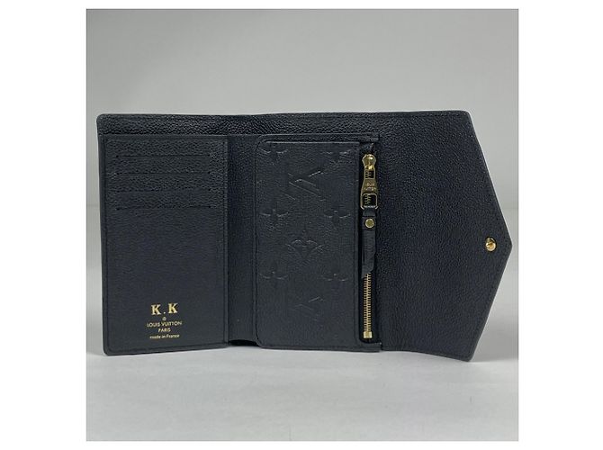 Cartera tri-fold Louis Vuitton Monogram Empreinte Infini Negro - vista 6