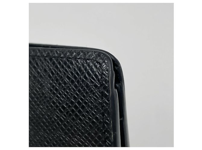 Louis Vuitton Taiga Leather Bi-Fold Wallet Black - view 4