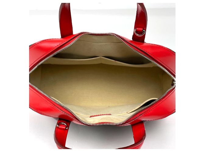 Borsa Louis Vuitton Dora PM Marrone Rosso - vista 9