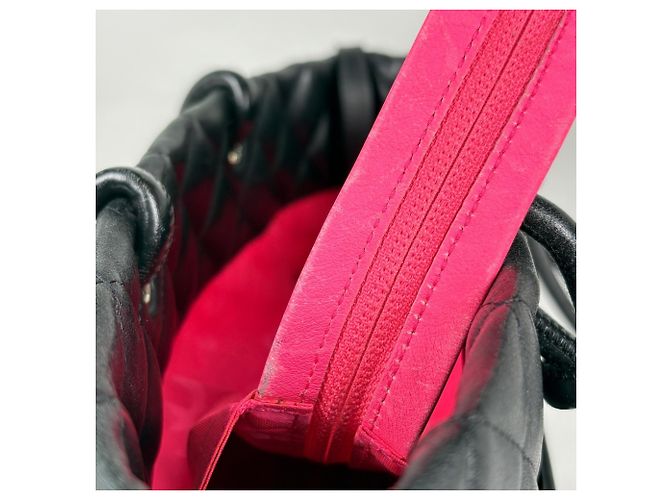 Borsa Tote Media Chanel Cambon Line Nero - vista 7