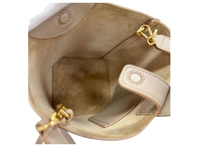 Loewe Mini Pebble Beuteltasche Beige - Ansicht 6
