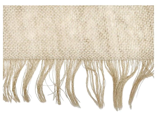 Chanel 19P Cashmere Silk Shawl Beige Cream - view 8