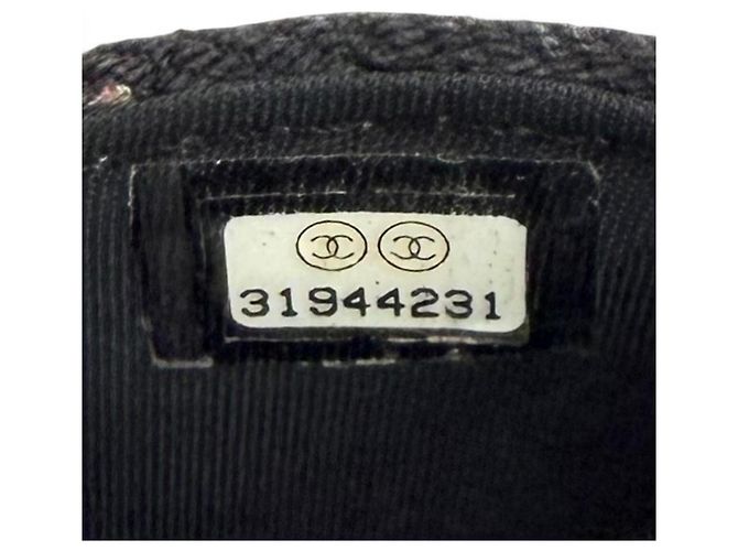 Bolso Chanel Coco Mark Mini Matelassé de denim y piel Negro Multicolor - vista 13