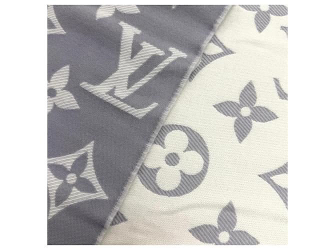 Stola/Sciarpa Louis Vuitton in Gris Clair Monogram - vista 5