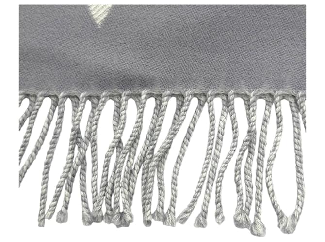 Stola/Sciarpa Louis Vuitton in Gris Clair Monogram - vista 6