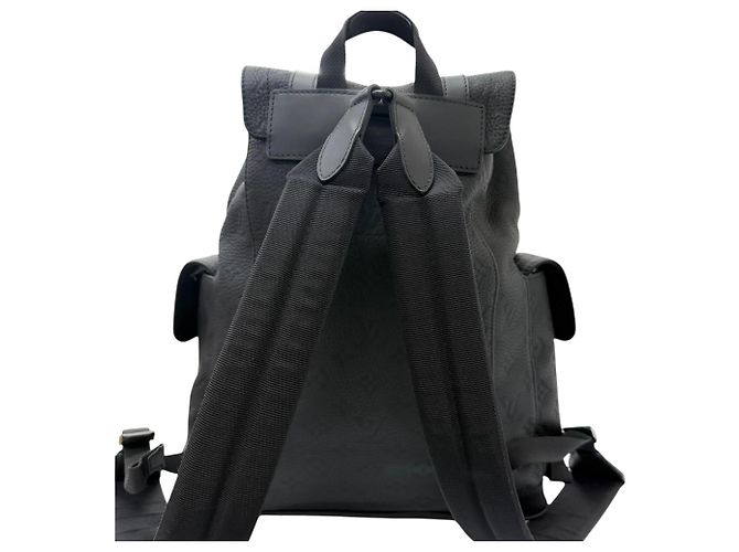Zaino Louis Vuitton Christopher PM Monogram Nero - vista 3