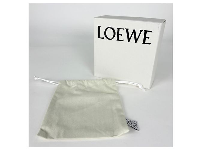 Cartera Loewe Anagram Trifold en piel Greige Gris - vista 7