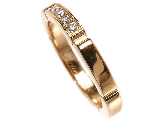 Anello Cartier Maillon Panthère in oro rosa 18K con diamanti - vista 2