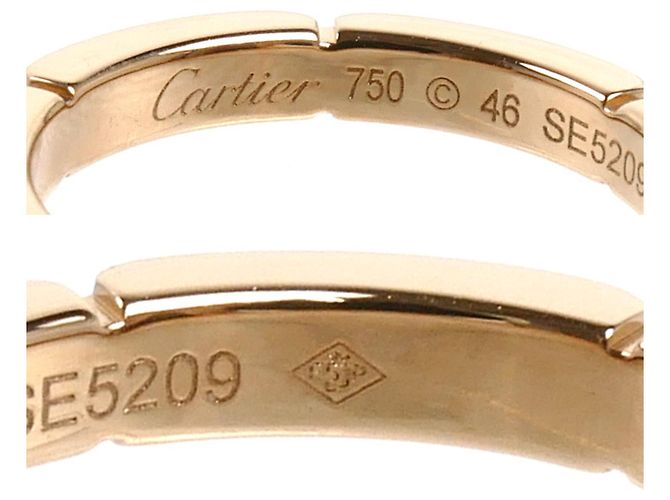 Anello Cartier Maillon Panthère in oro rosa 18K con diamanti - vista 5