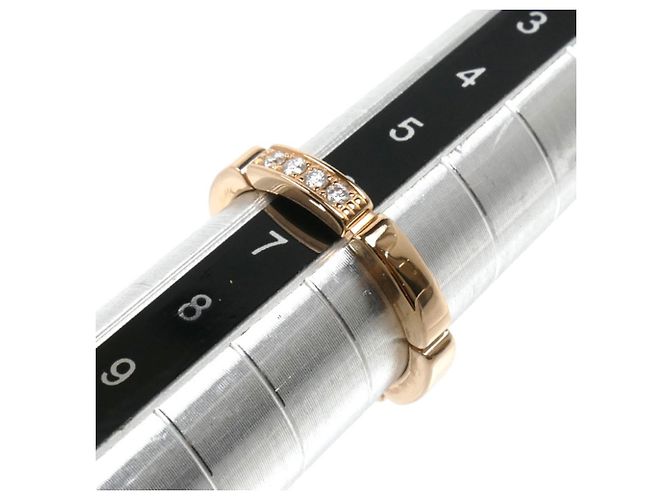Anello Cartier Maillon Panthère in oro rosa 18K con diamanti - vista 6