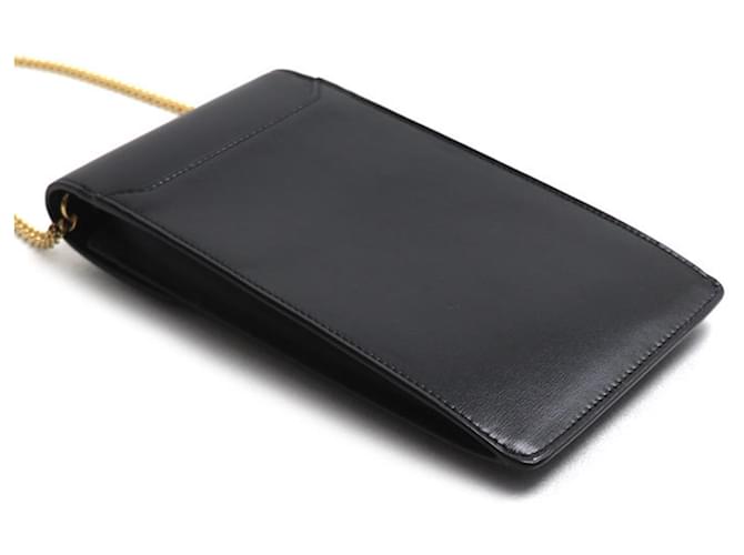 Céline Borsa a tracolla e porta cellulare Celine Triomphe Nero - vista 2