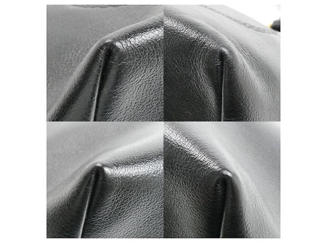 Borsa a tracolla 2-Way Prada Vitello Daino Nero - vista 6