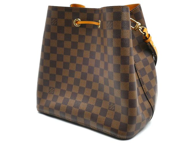 Néonoé Borsa a tracolla Louis Vuitton NeoNoe D'oro Damier ebene - vista 2
