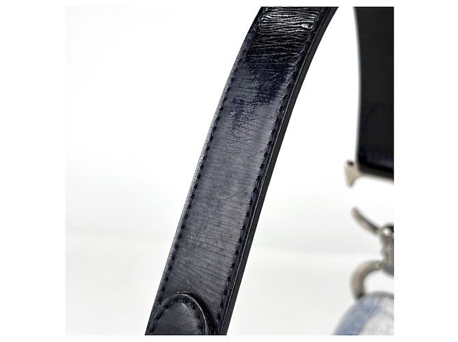 Christian Dior Saddle Bag aus hellblauem Denim - Ansicht 7