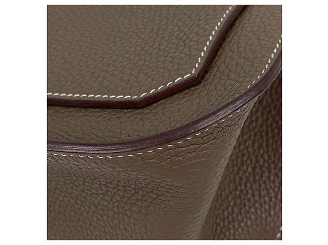 Hermès Borsa a tracolla Hermes Jypsiere 28 Taupe - vista 3