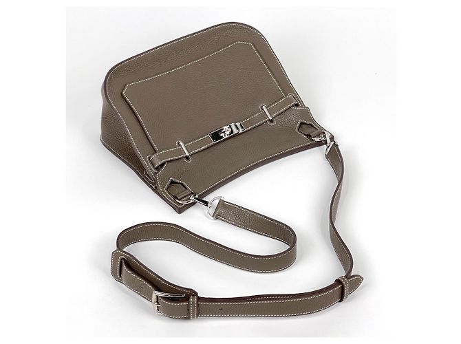 Hermès Borsa a tracolla Hermes Jypsiere 28 Taupe - vista 5