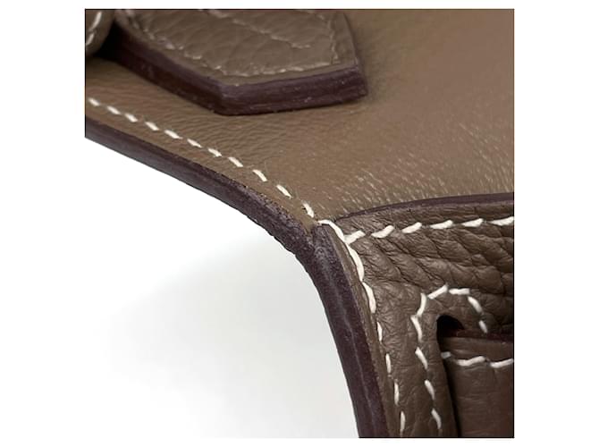 Hermès Borsa a tracolla Hermes Jypsiere 28 Taupe - vista 7
