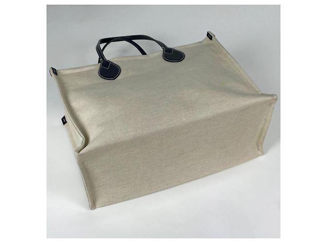 Saco Tote Gucci GUCCI em Ivory e Navy Cru Azul marinho - vista 2