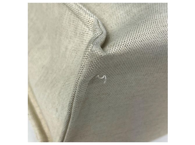 Saco Tote Gucci GUCCI em Ivory e Navy Cru Azul marinho - vista 3
