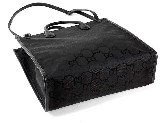 Borsa Tote 2-Way in nylon Gucci Off the Grid Nero - vista 2