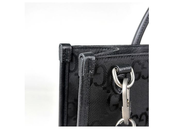 Borsa Tote 2-Way in nylon Gucci Off the Grid Nero - vista 4