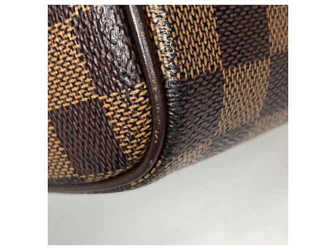 Borsa Louis Vuitton Nolita Marrone Damier ebene - vista 3