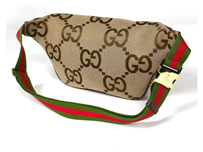 Borsa cintura Gucci Jumbo GG Marrone - vista 2
