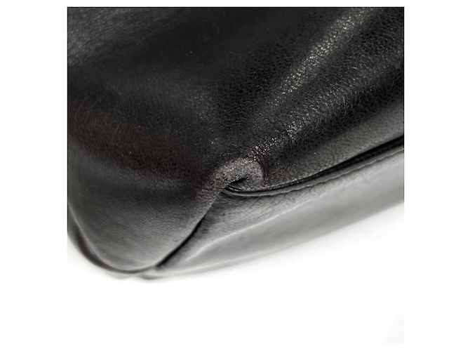 Borsa Tote Chanel in pelle nera Nero - vista 3