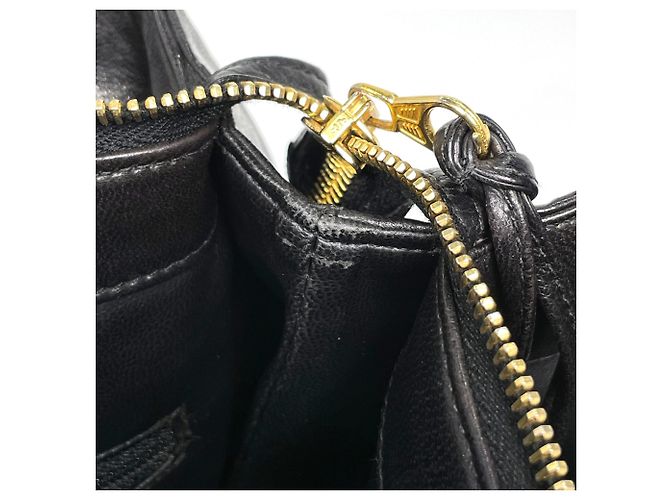 Borsa Tote Chanel in pelle nera Nero - vista 7