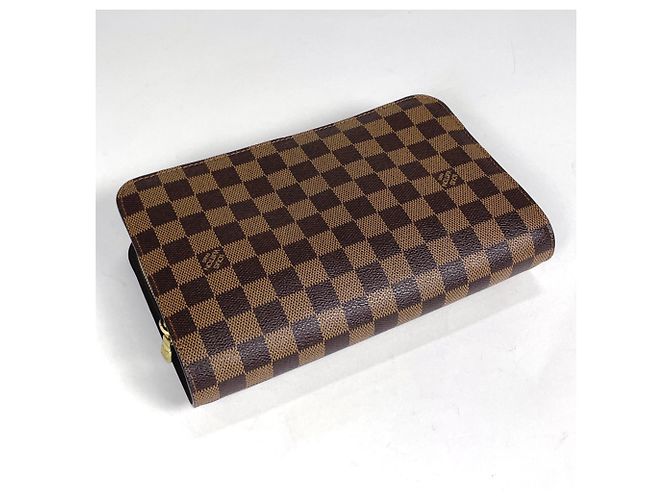 Borsa Clutch Louis Vuitton Damier Marrone Damier ebene - vista 2