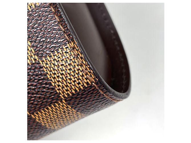 Borsa Clutch Louis Vuitton Damier Marrone Damier ebene - vista 3