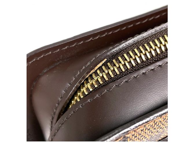 Borsa Clutch Louis Vuitton Damier Marrone Damier ebene - vista 4