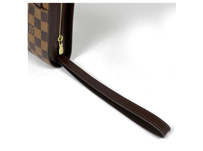 Borsa Clutch Louis Vuitton Damier Marrone Damier ebene - vista 5