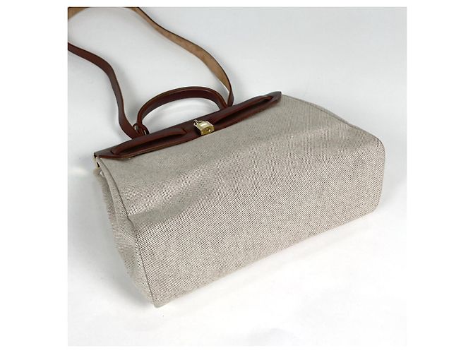 Hermès Hermes Herbag PM Handtasche Braun - Ansicht 2
